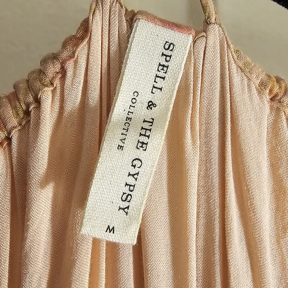 Spell Rae Gown in Peach - Picture 5 of 9